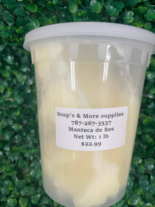 Manteca de Res (Beef Tallow) 16 oz