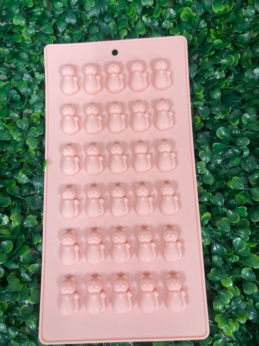 Molde Silicona Gatitos