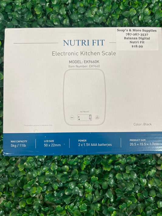 Balanza Digital Nutri Fit