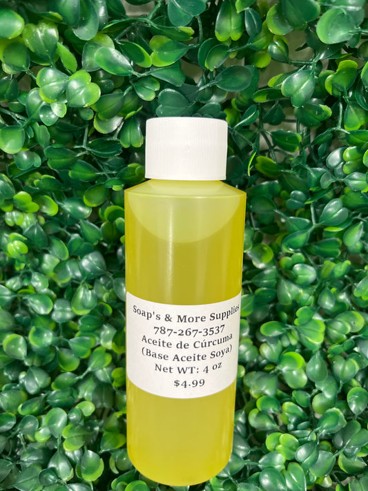 Aceite de Cúrcuma (Base aceite soya) 4 oz