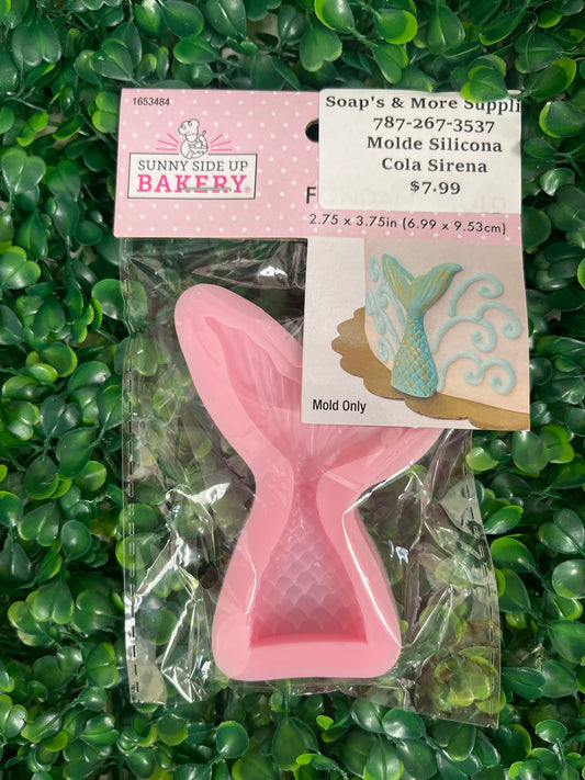 Molde silicona Cola Sirena