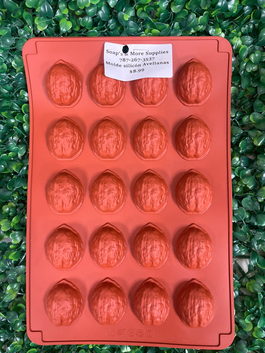 Molde silicona Avellanas