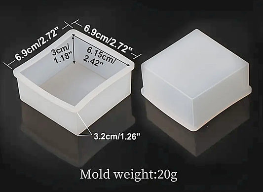 Molde de silicona cuadrado