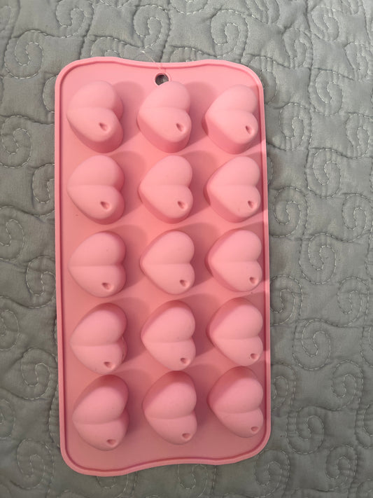 Molde de silicona corazones