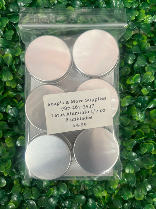 Latas Aluminio .5 oz
