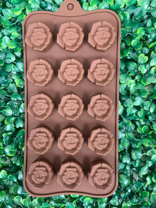 Molde de silicona rosas pequeñas