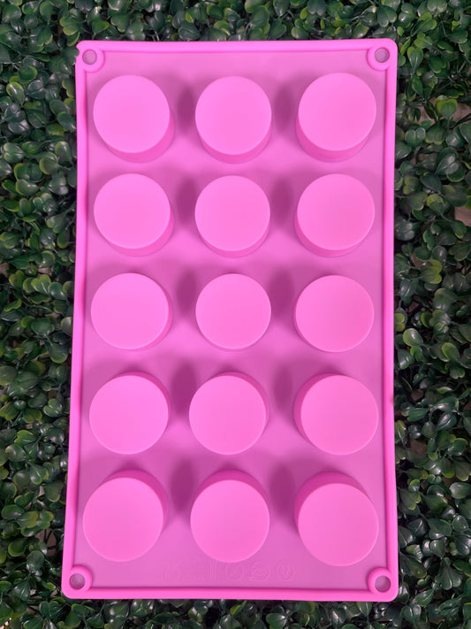 Molde silicón redondo 15 espacios