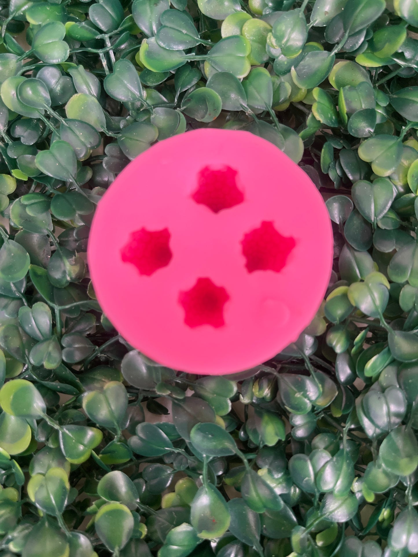 Molde silicona 4 fresas pequeñas