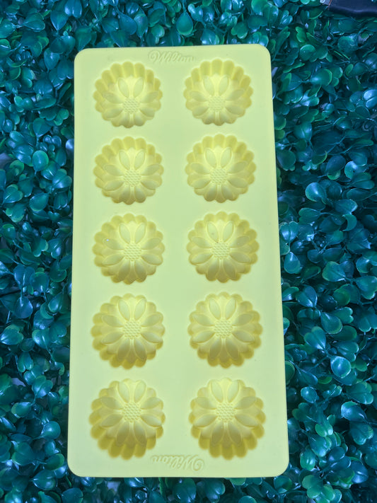 Molde silicona Girasoles