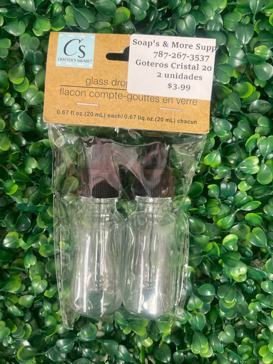 Goteros Cristal 20 ml