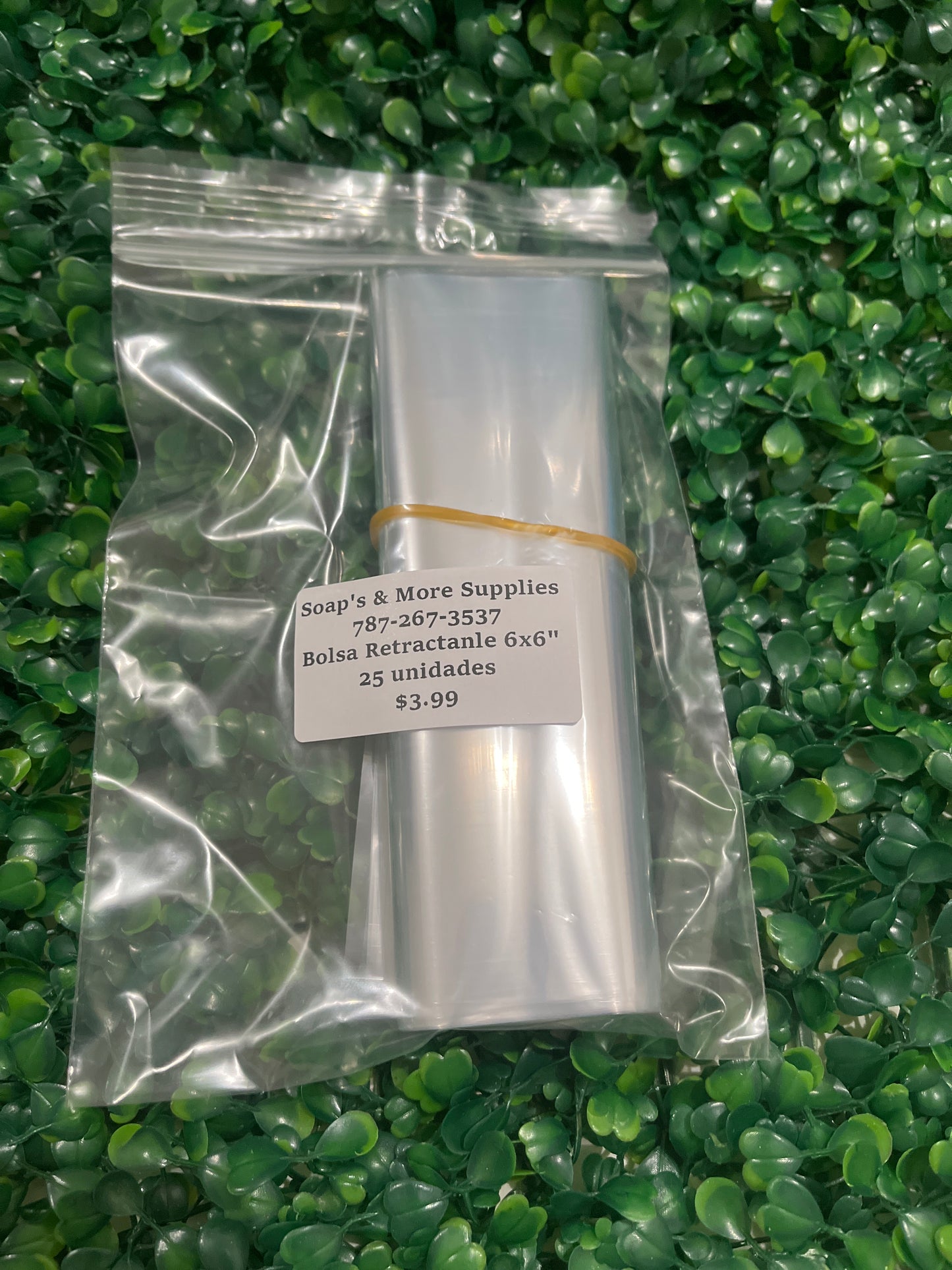 Bolsas Retractables 6x6” (25 unidades)