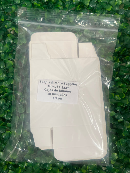 Cajas para jabones 10 unidades