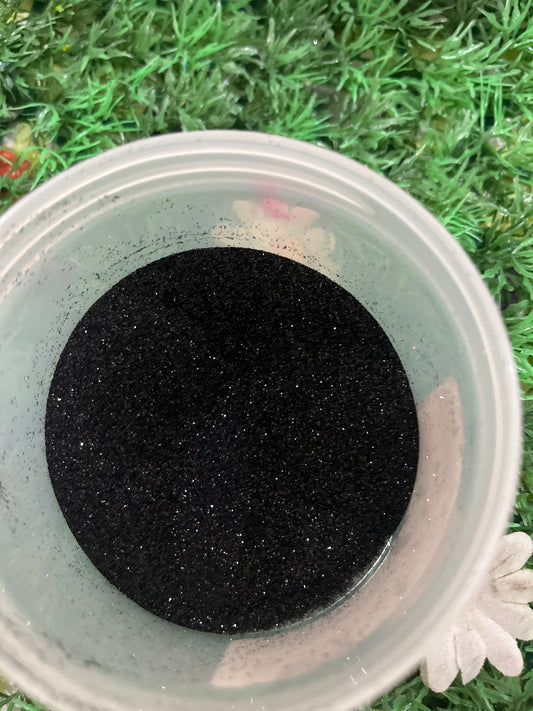 Mica Black Glitter