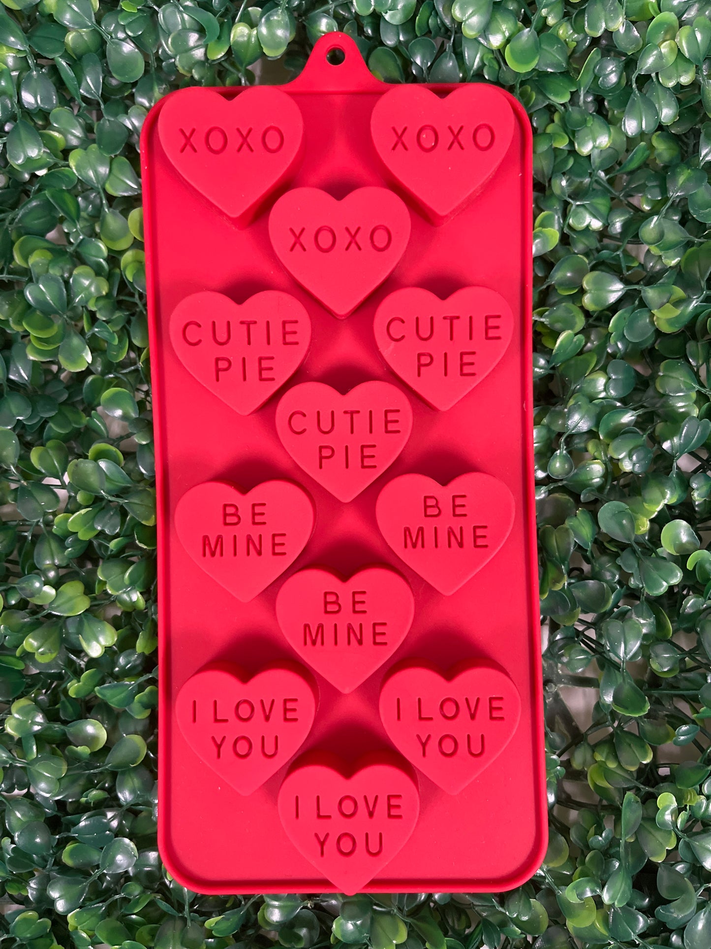 Molde silicona corazones