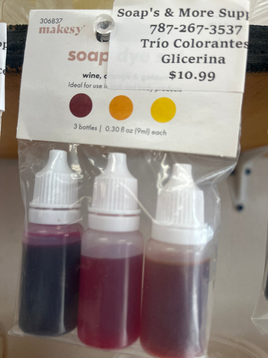 Colorantes Glicerina