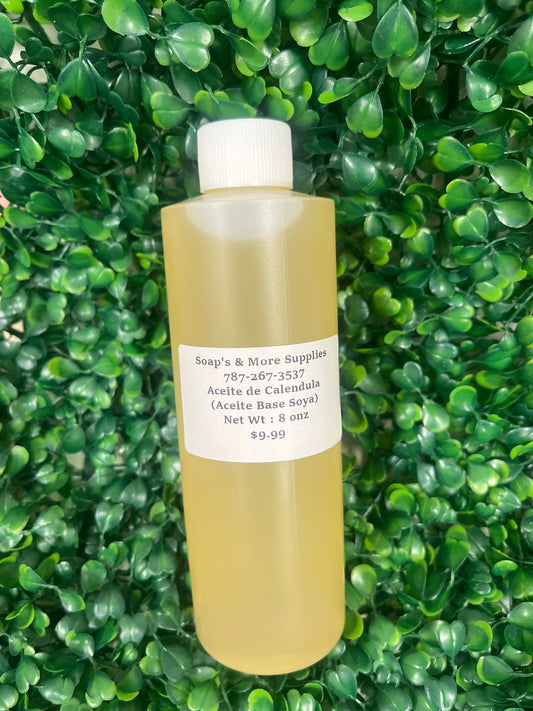 Aceite de Caléndula 8  oz (base soya)