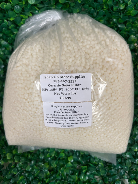 Cera Soya Pillar 5 lbs