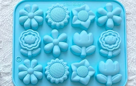 Molde Silicona Flores