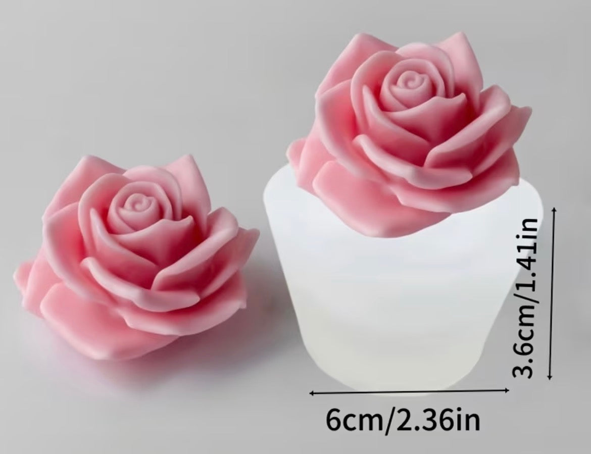 Molde Silicona Rosa