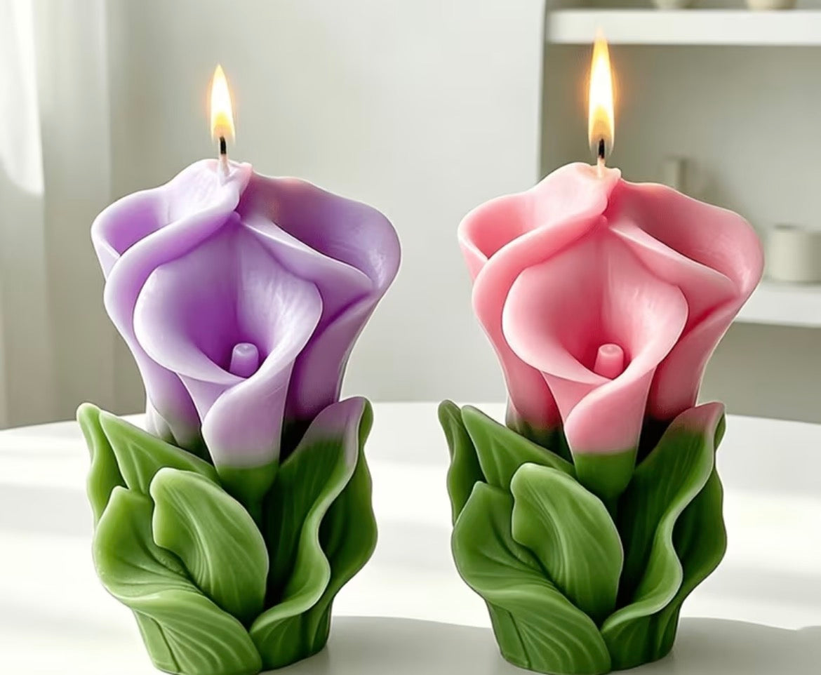 Molde Silicona Velas Ramo Tulipanes