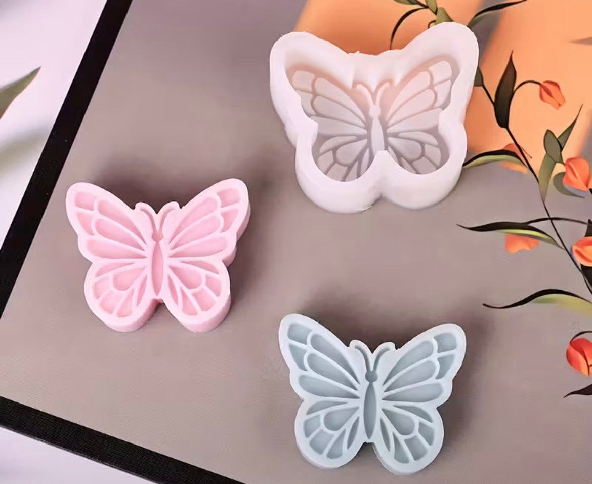 Molde silicona vela mariposa