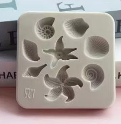 Molde silicona figuras del mar