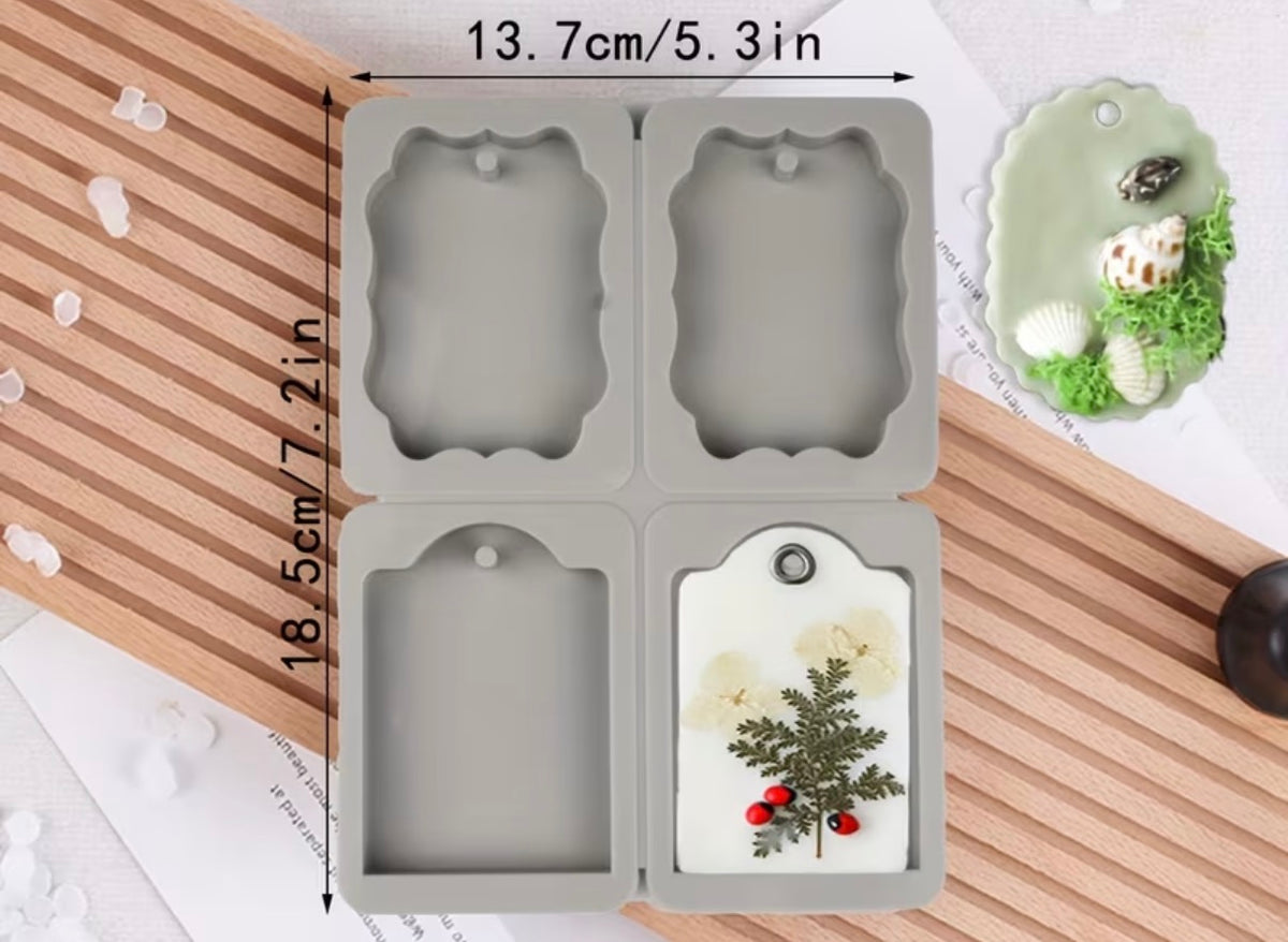 Molde Silicona para Colgantes