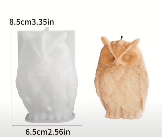 Molde Silicona Búho