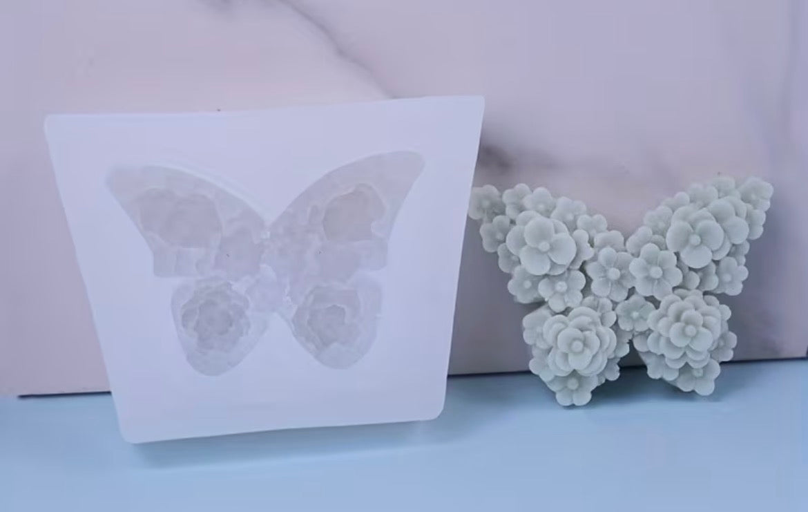 Molde silicona velas Mariposa