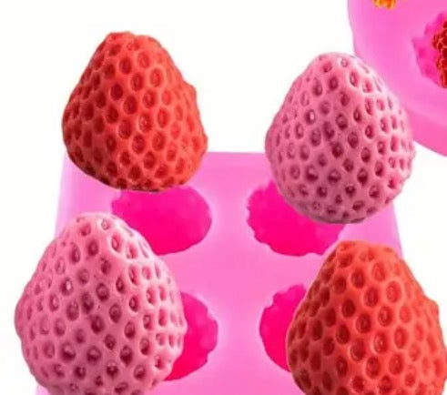 Molde silicona fresas