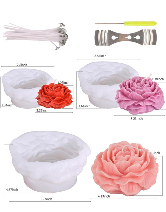Kit de Moldes Peonías (L,M,S)