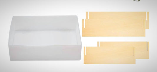 Molde silicona 7.5x5x4”