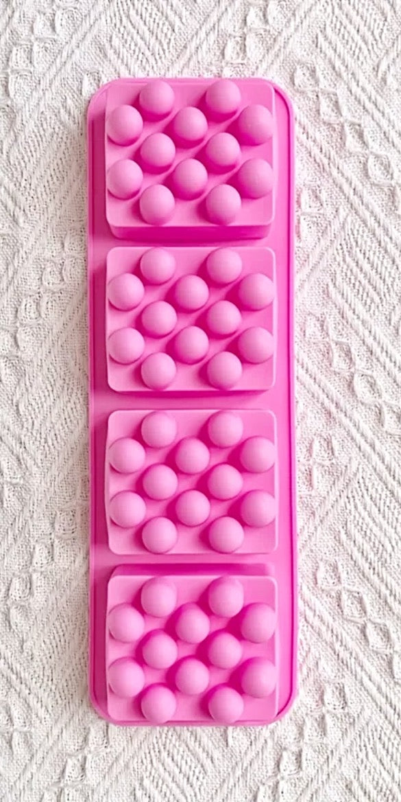 Molde silicona masaje rectangular