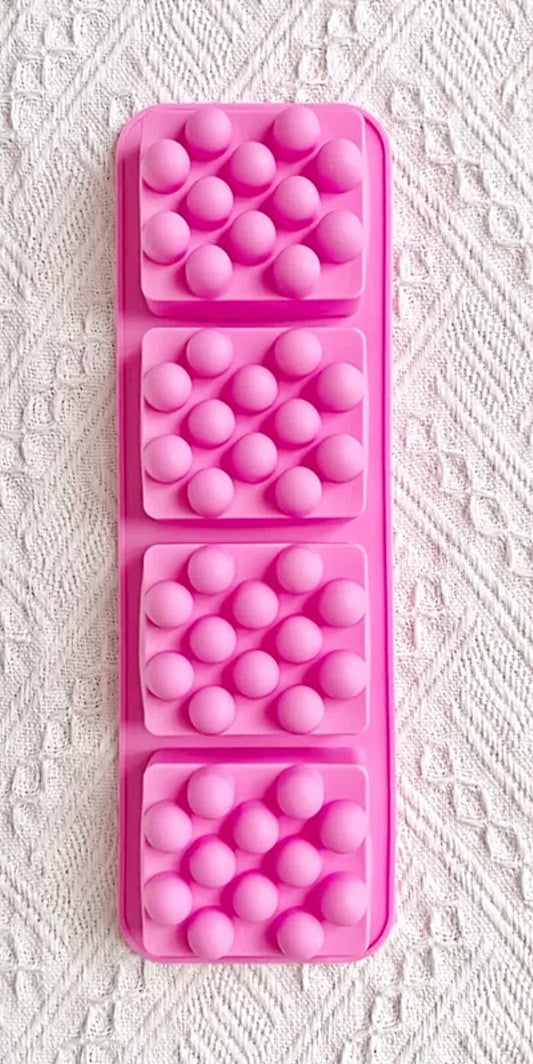 Molde silicona masaje rectangular