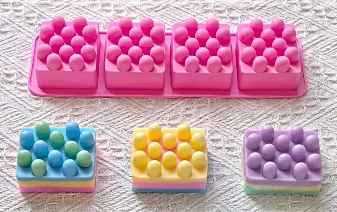 Molde silicona masaje rectangular