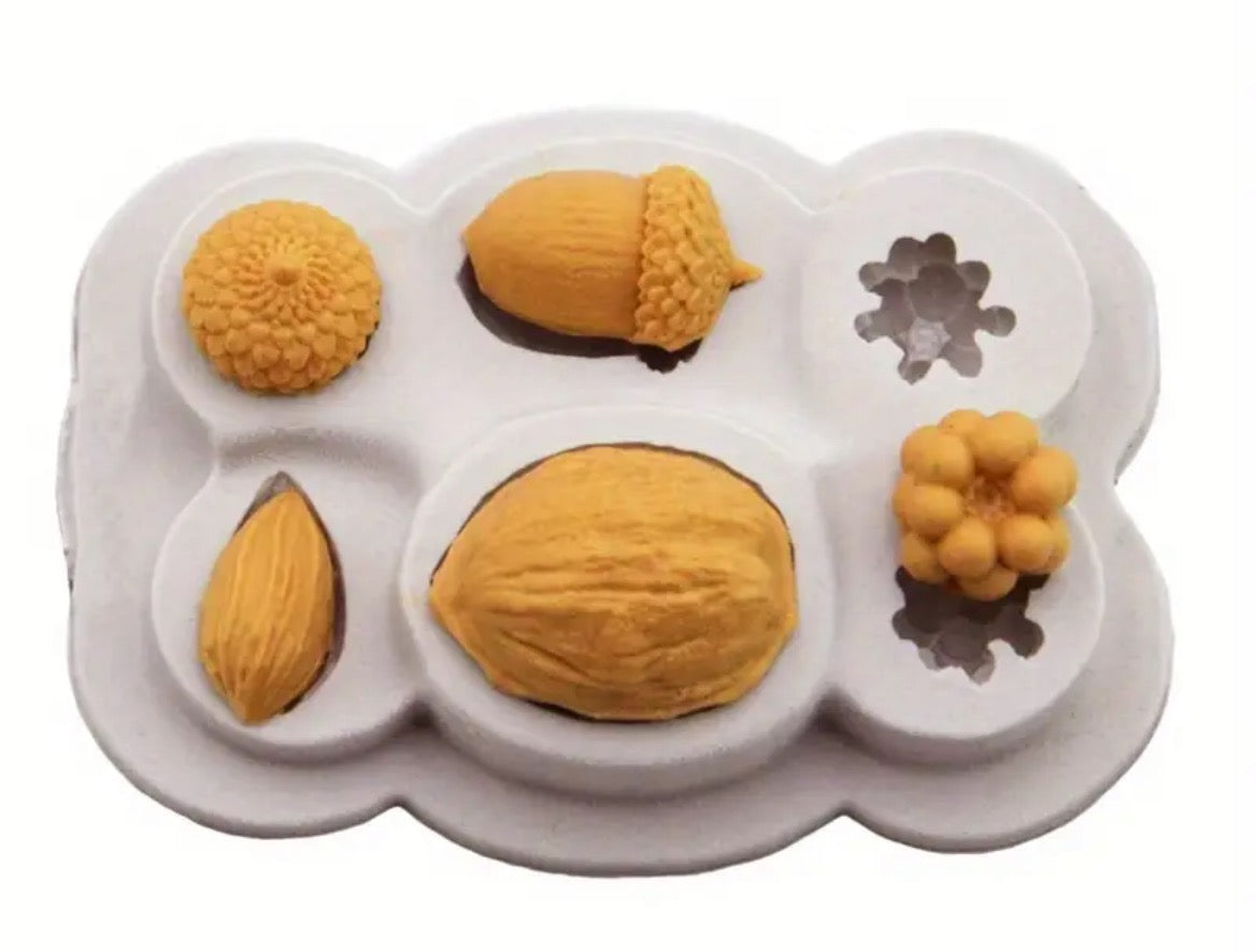 Molde silicona Nueces