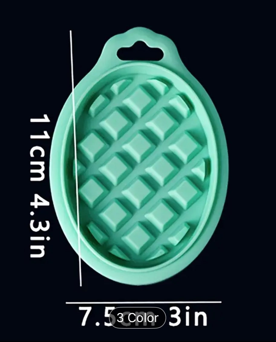 Molde silicona wafer ovalado