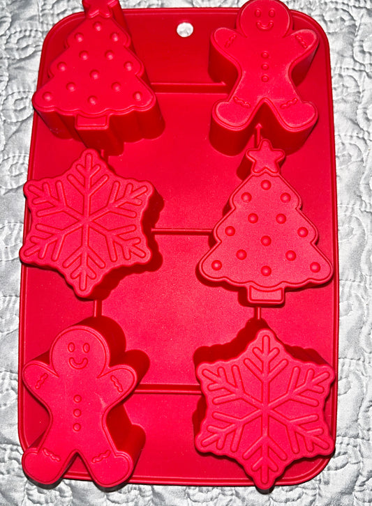 Molde silicona Navidad