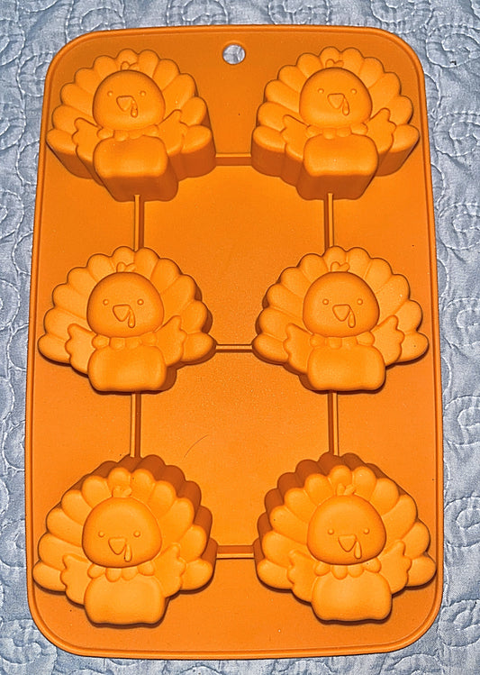 Molde silicona pavos