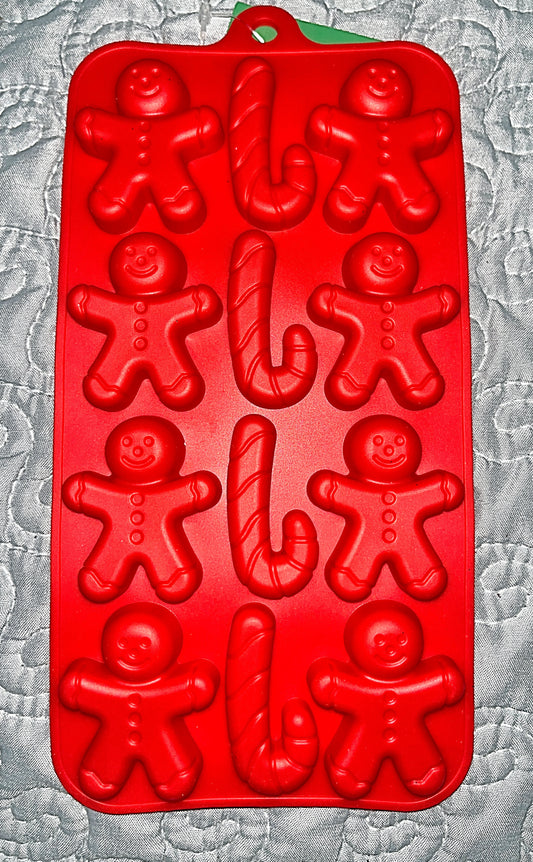 Molde silicona Ginger y Bastón