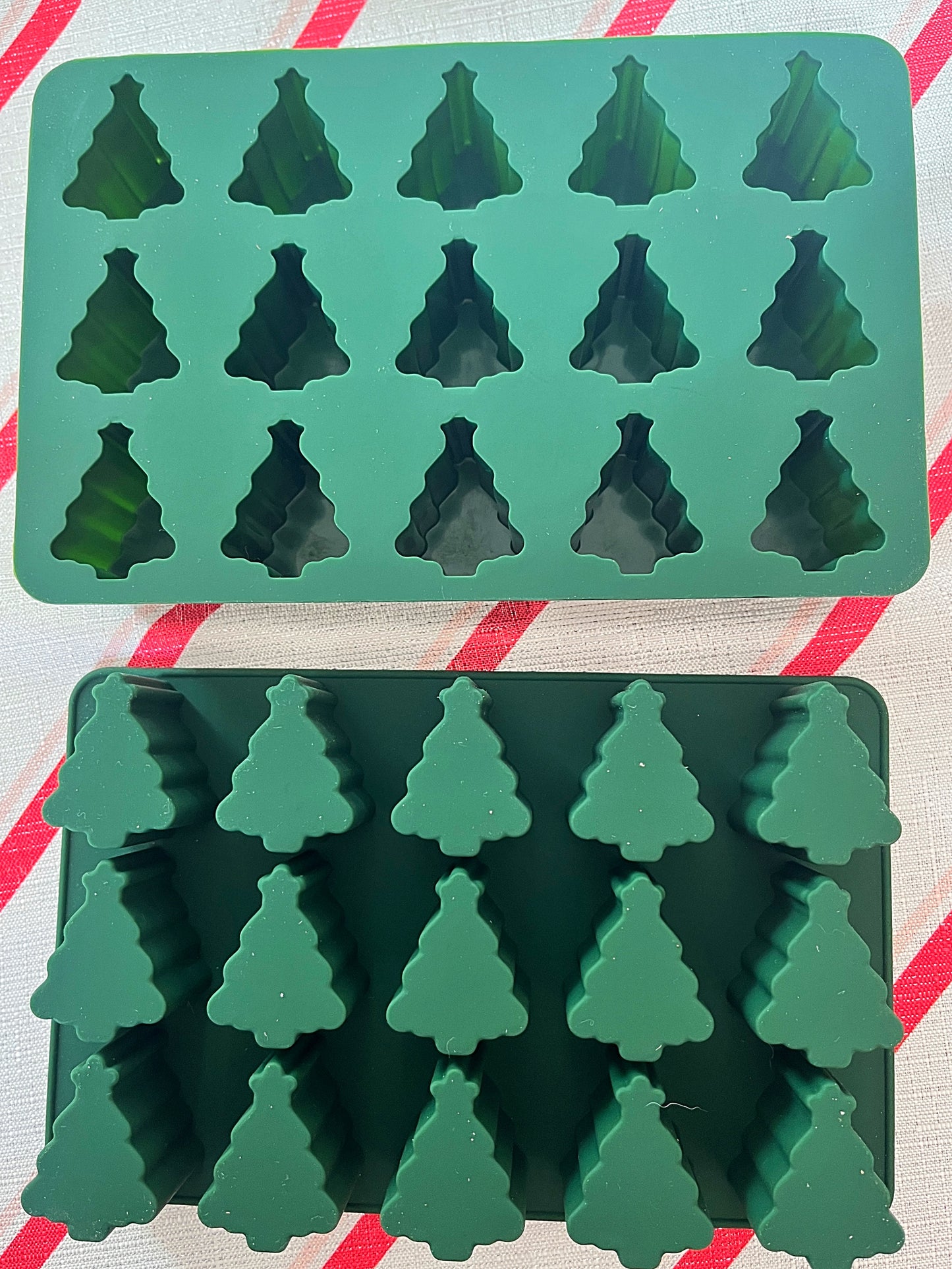 Molde silicona arbolitos de navidad