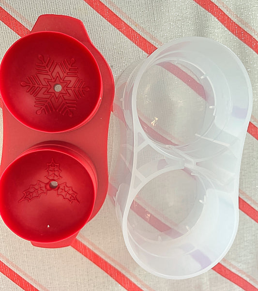 Molde silicona para esferas de Navidad