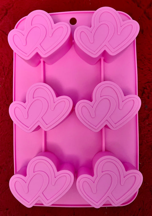 Molde silicona Corazones 💕