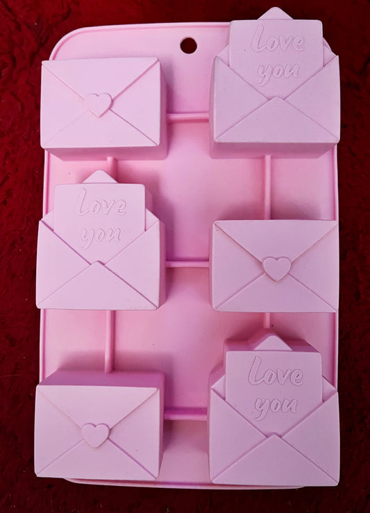 Molde Silicona Cartas de Amor