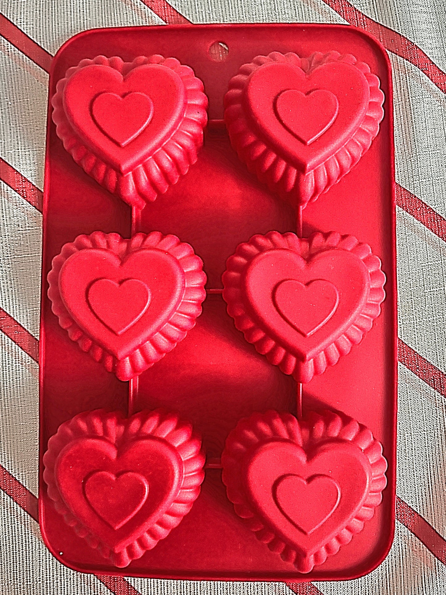 Molde silicona Corazones