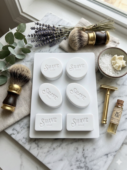 Molde Silicona Shaving Soap