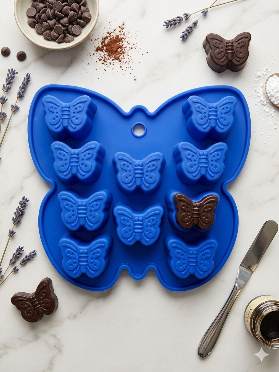 Molde Silicona Mariposas
