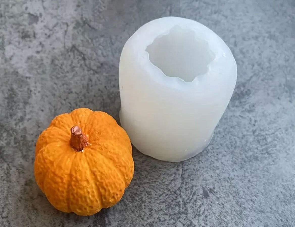 Molde silicona velas calabaza