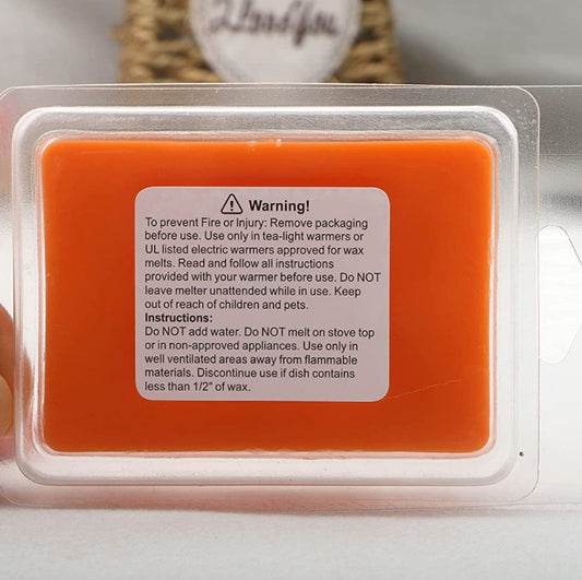 Warning Labels para wax Melts