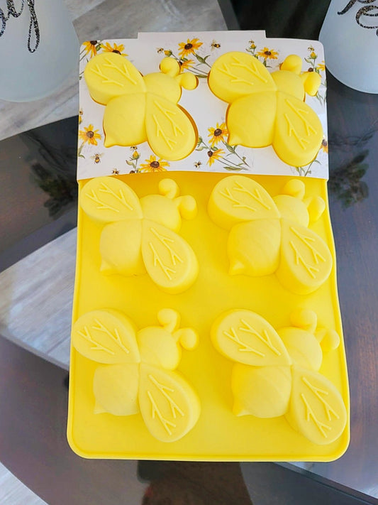 Molde de silicona abejas